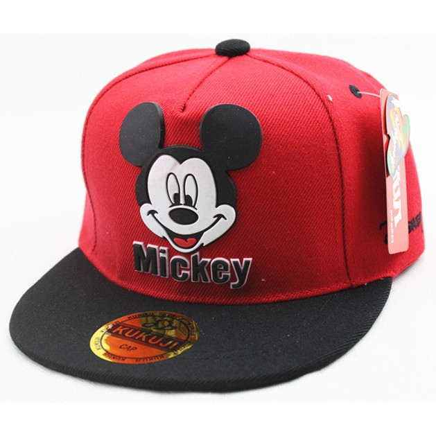 Mũ hiphop kết mặt chuột Mickey nổi