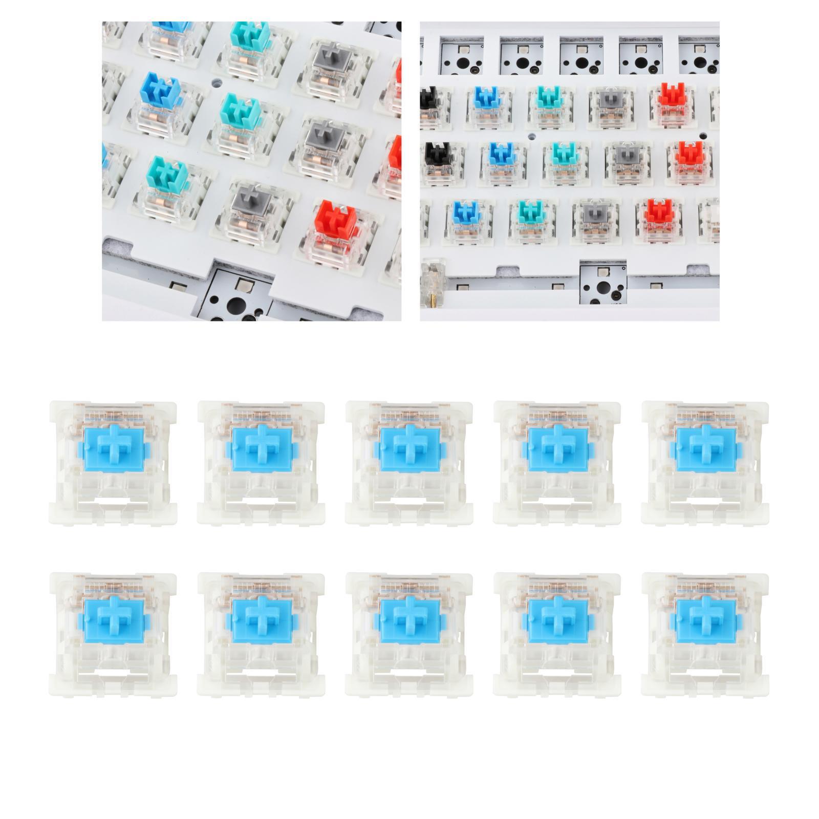 3Pin Mechanical Keyboard Switches RGB LED SMD Gaming for Keyboard Beginner