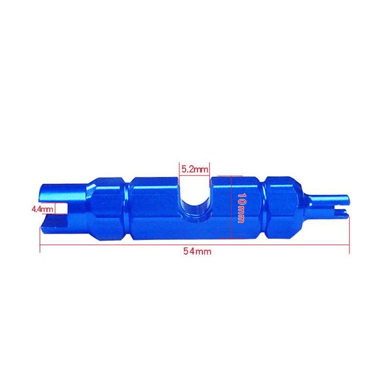 Bicycle Nozzle Valve Core Tool Bike Tire Repair Kits Double Head Wrench Multifunctional Portable Disassembly Spanner
