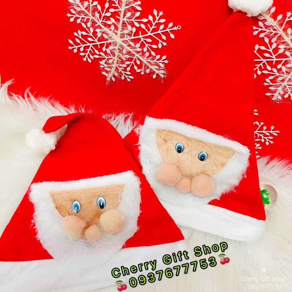 Nón Noel Vải Nhung Cao Cấp - Ảnh Shop Chụp