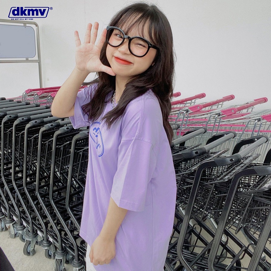 Áo phông nữ cute màu tím | DKMV Tee Original-Violet