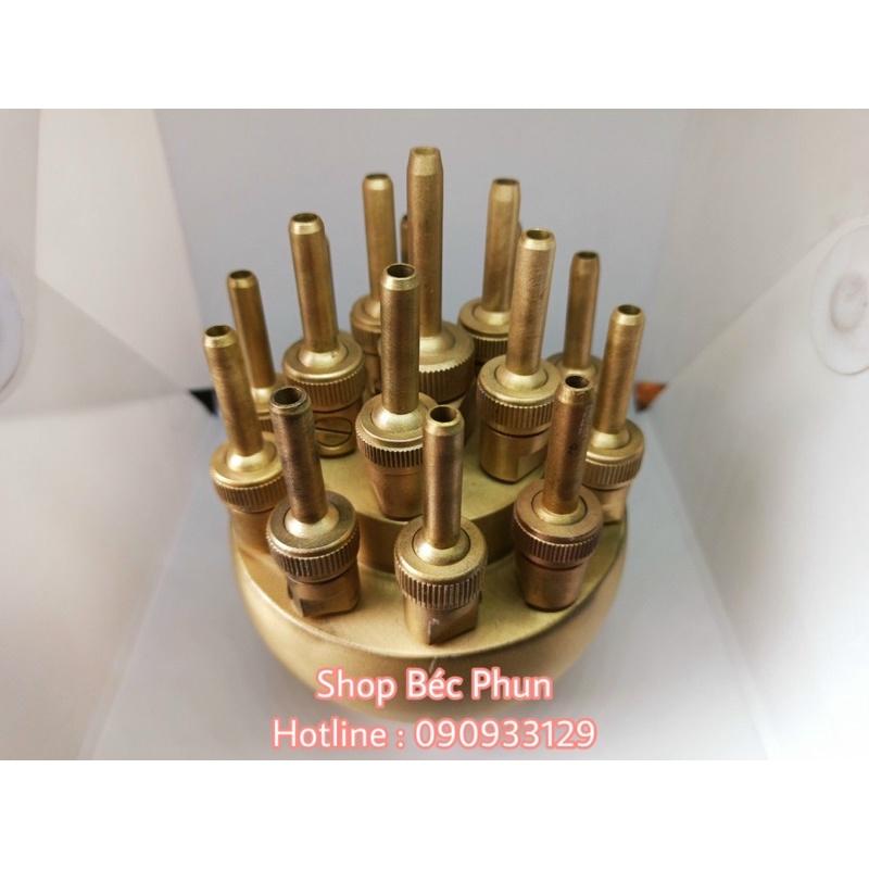 Béc phun hoa 3 tầng chỉnh hướng chỉnh nước phi 60