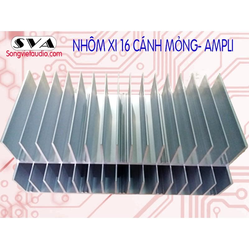 NHÔM TẢN NHIỆT 16 CÁNH KHÔNG XI - CẶP