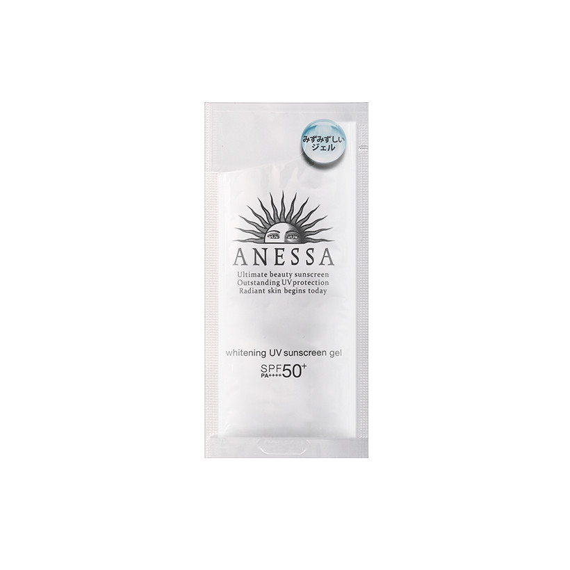 Kem chống nắng dưỡng trắng dạng gel Anessa 90g &amp; Kem chống nắng Anessa 20ml + 4ml - Tặng Bao Da Passport Anessa