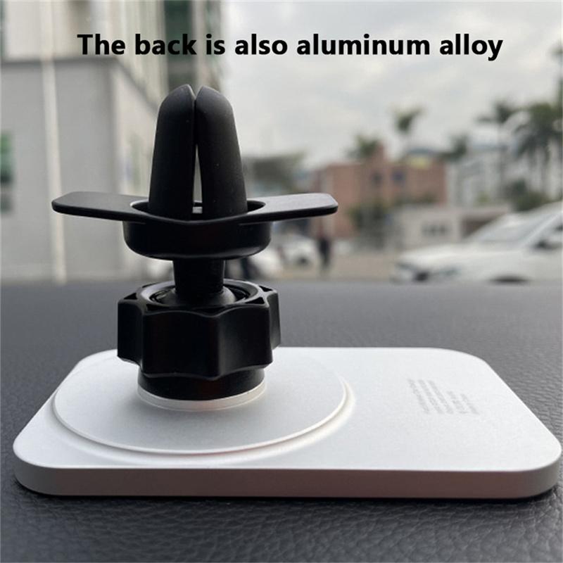 Giá đỡ xe hơi từ tính 15W Bộ sạc không dây nhanh Máy tính giữ điện thoại di động cho iPhone 13 12 Pro Max Wireless sạc