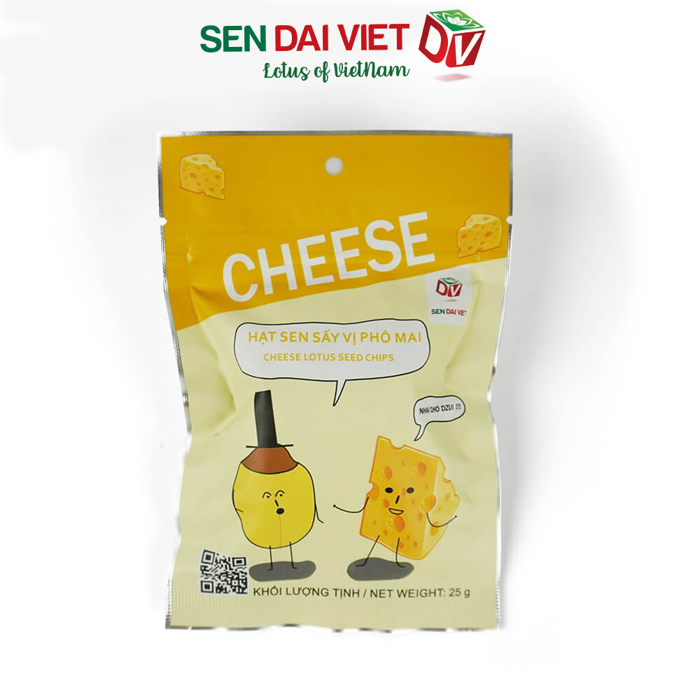 [Thùng 32 Gói]Hạt Sen Sấy Vị Phô Mai-DV-Gói 25g