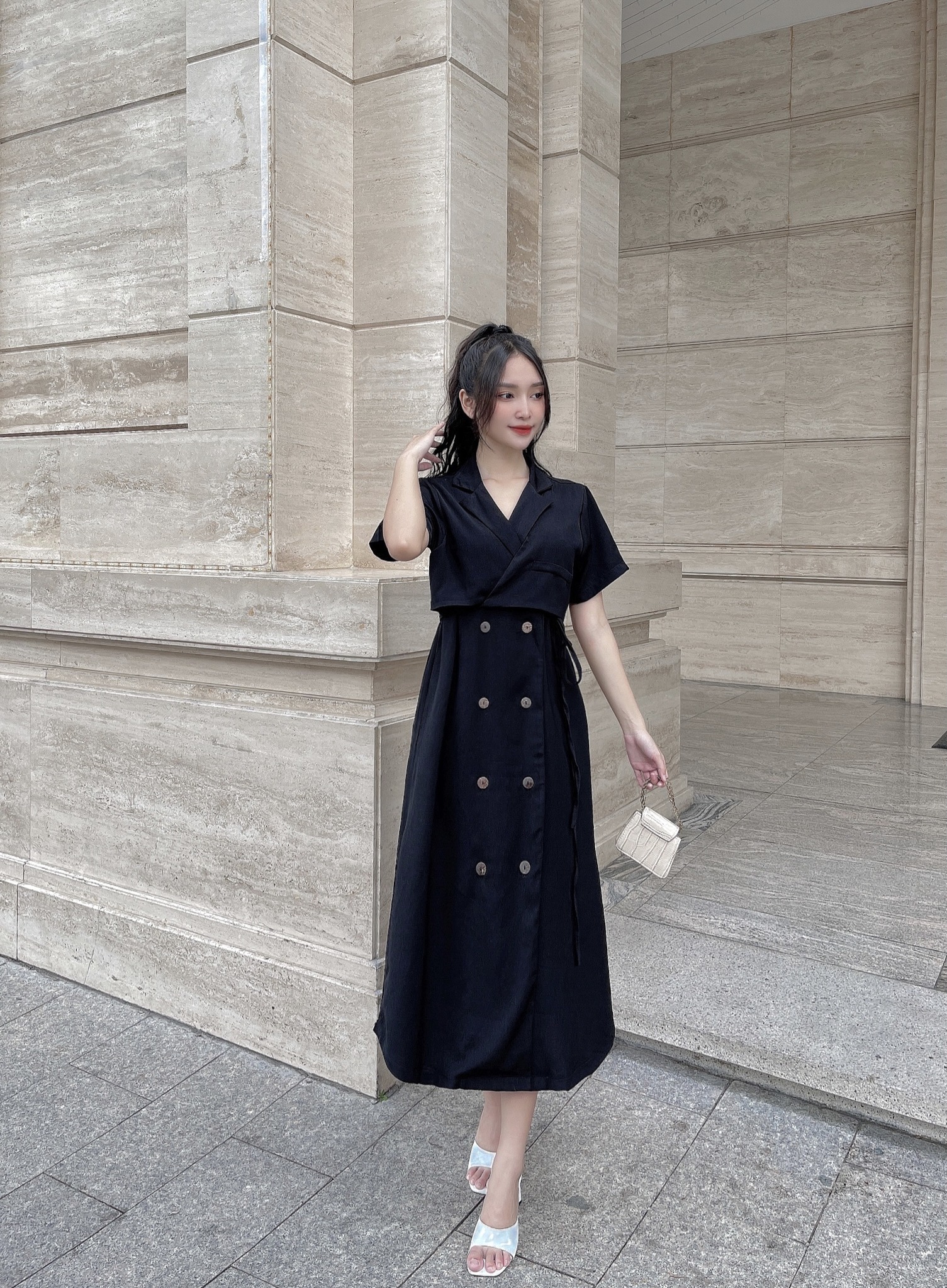 OLV - Đầm Milcan Dress in Black
