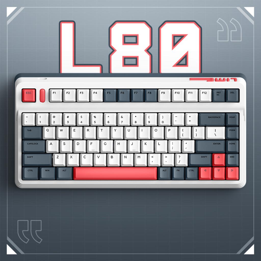 Bàn phím cơ IQUNIX L80 Formula Typing RGB - Hàng Chính Hãng