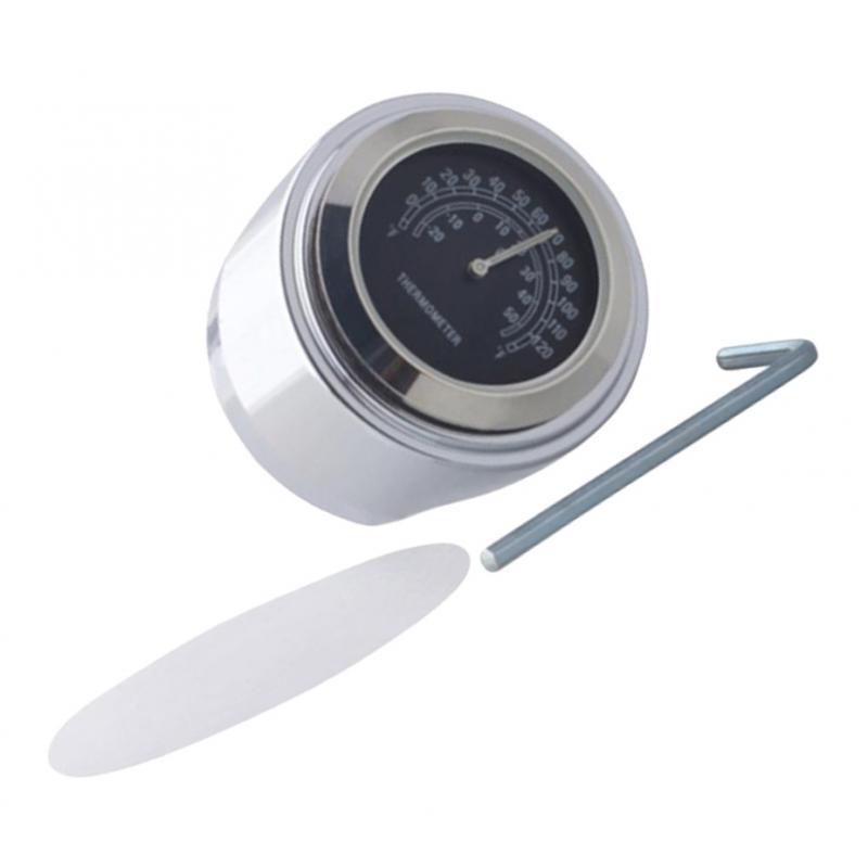 1Pcs 7/8" Waterproof Motorcycle Handlebar Temp Luminous