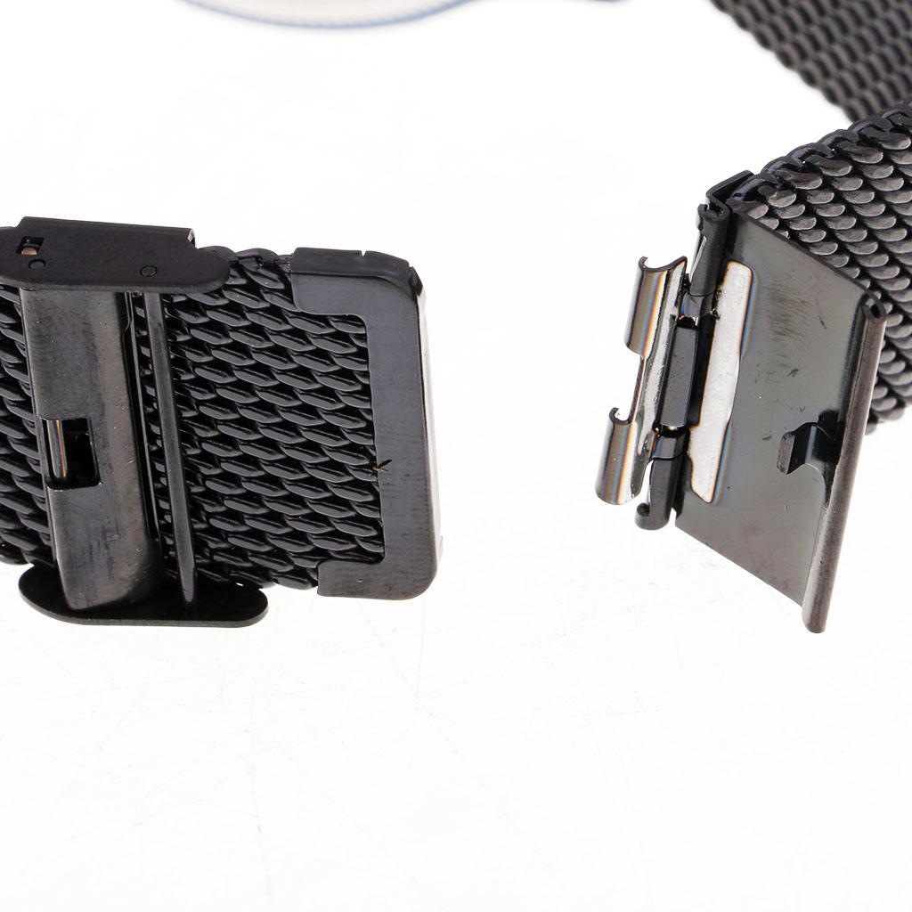 Low-key Luxury Quartz Watch Casual Business Wristwatch Stainless Stain Mesh Band Christmas Gifts for Men