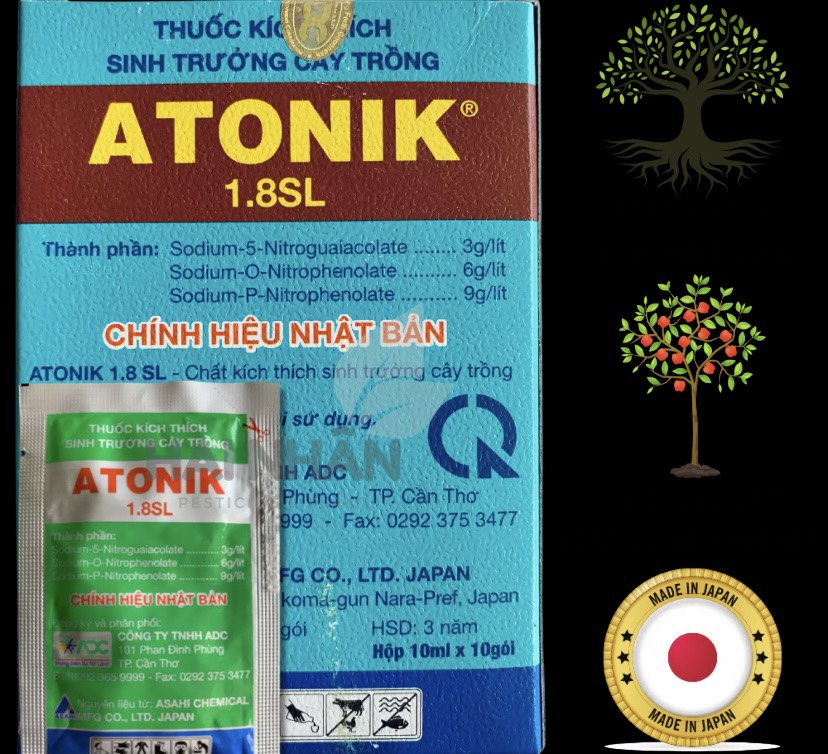 Atonik kích thích sinh trưởng cây trồng, phân bón kích thích sinh trưởng cho hoa hồng, hoa lan, cây bonsai. Hiệu quả cực cao