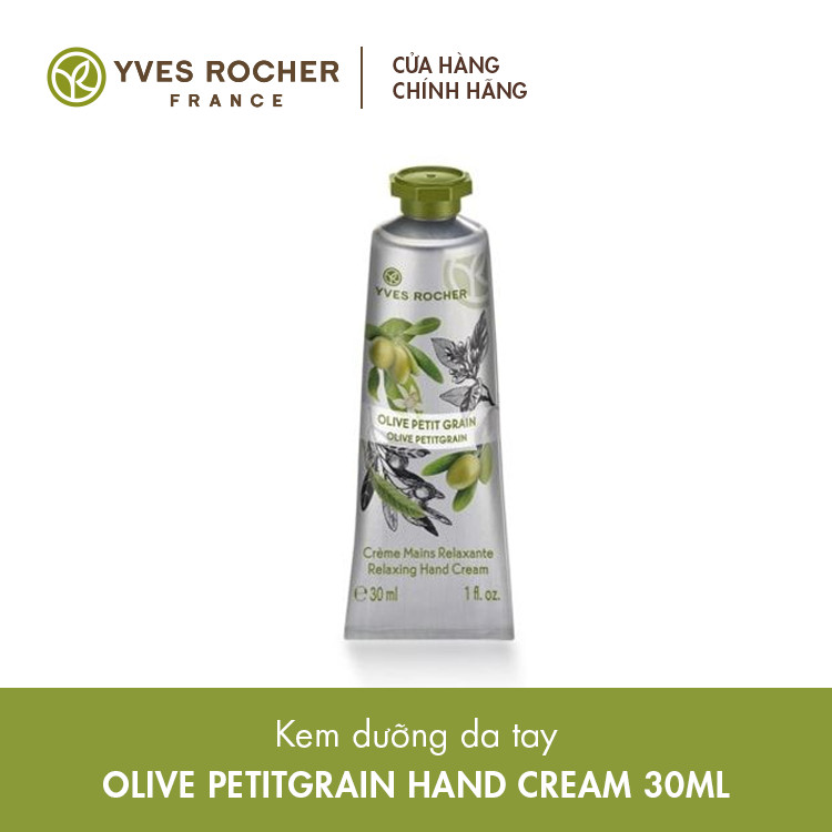 Kem Dưỡng Da Tay Yves Rocher Olive Petitgrain Hand Cream 30ml