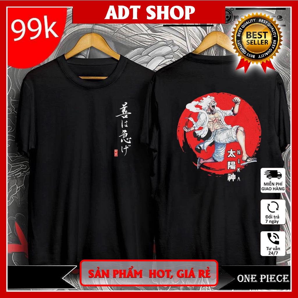 Top 8 Áo thun One Piece Luffy Gear 5 Mũ Rơm Sanji Ace Zoro / Áo phông Đảo Hải Tặc 3D cực chất0