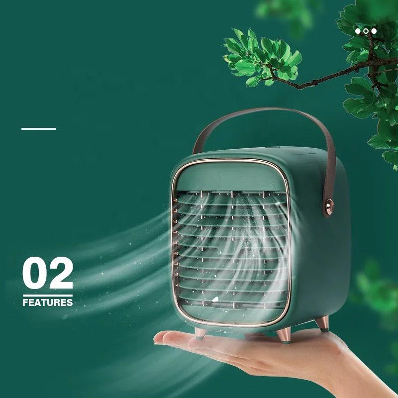 Quạt Làm Mát Không Khí Điều Hòa Không Khí Cầm Tay, Quạt Làm Ẩm Không Để Bàn, Lọc Không Khí Cho Văn Phòng/Bon Store7788