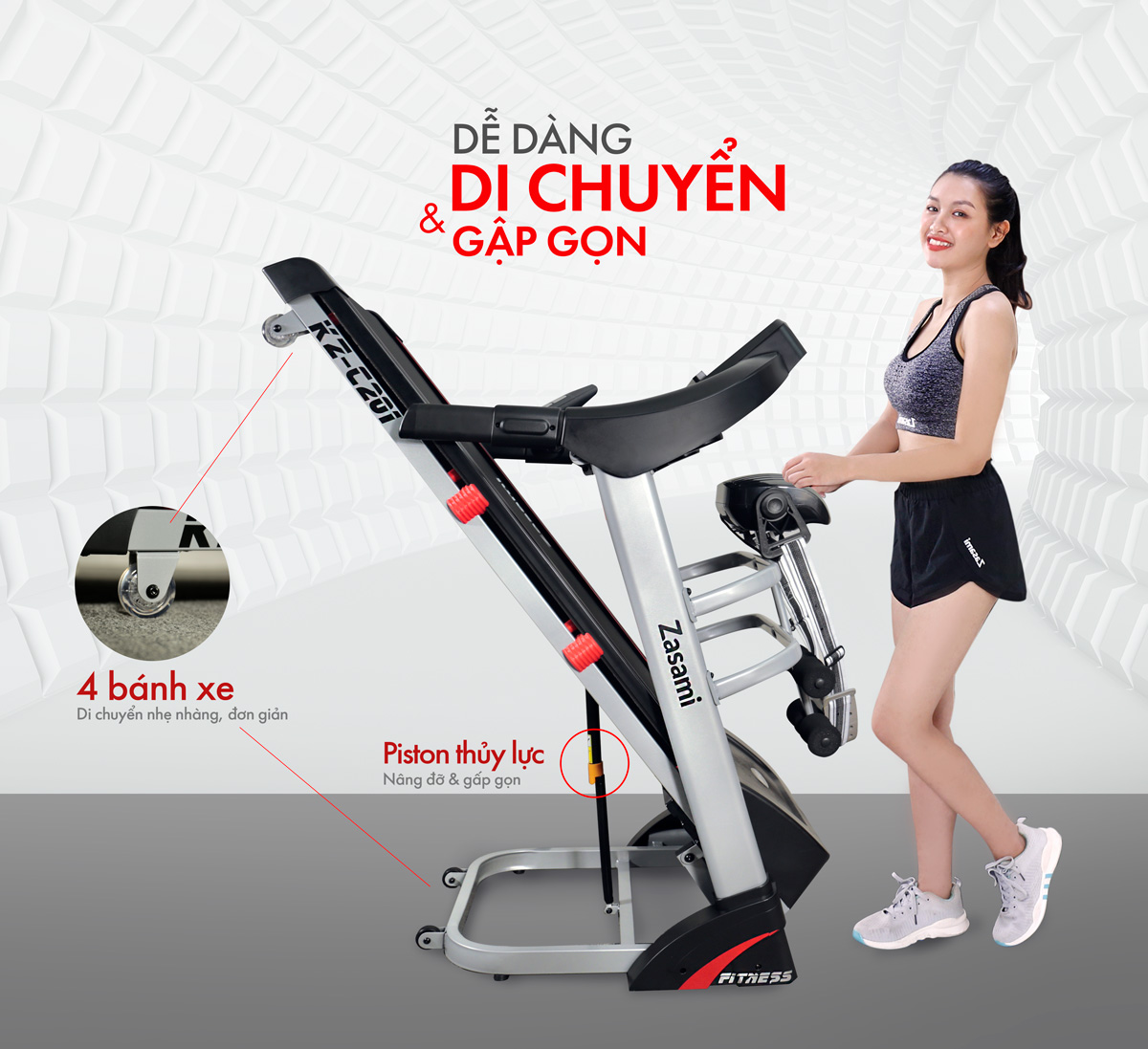 MÁY CHẠY BỘ ĐIỆN ZASAMI KZ C201