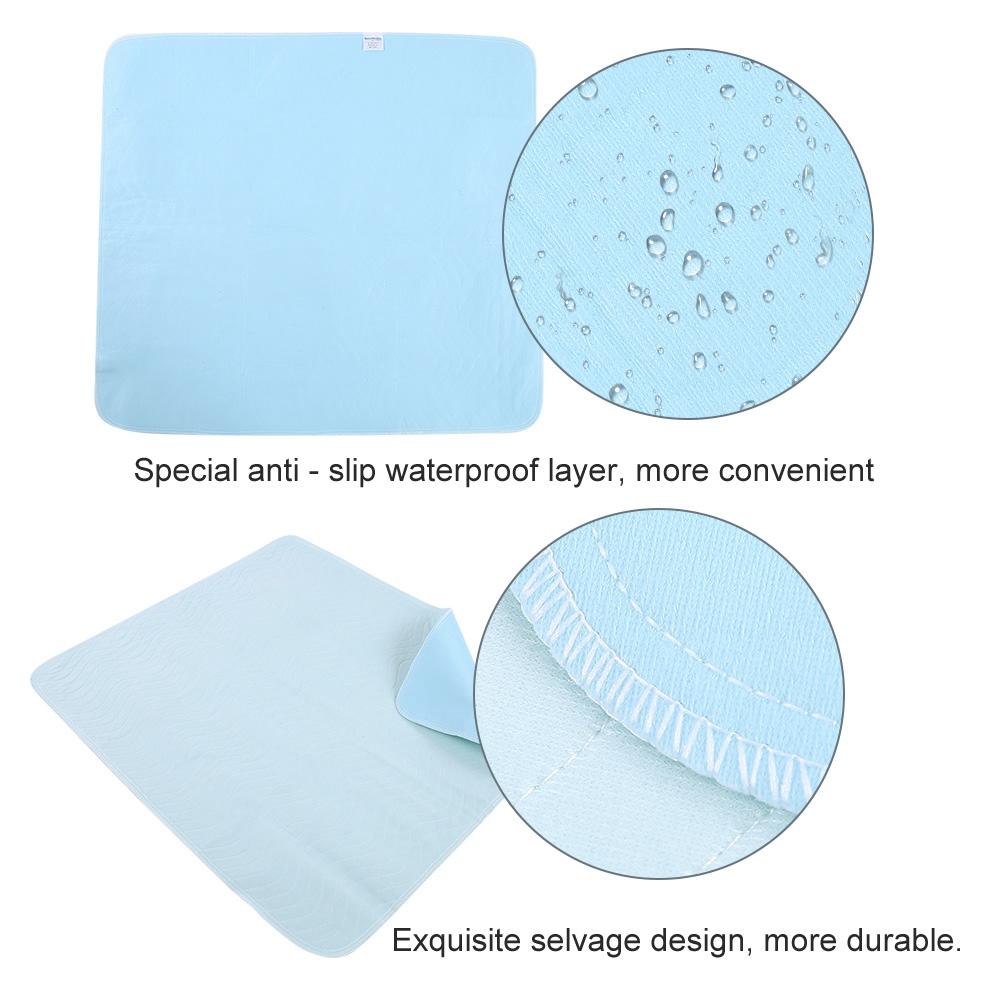 2 Chiếc Có Thể Tái Sử Dụng Underpad Có Thể Giặt Chống Trượt Chống Nước Mềm Mại Thấm Hút Chất Liệu Cho Trẻ Em Và Người Lớn Incontinent Miếng Lót Bồn Tiểu Thảm Tã