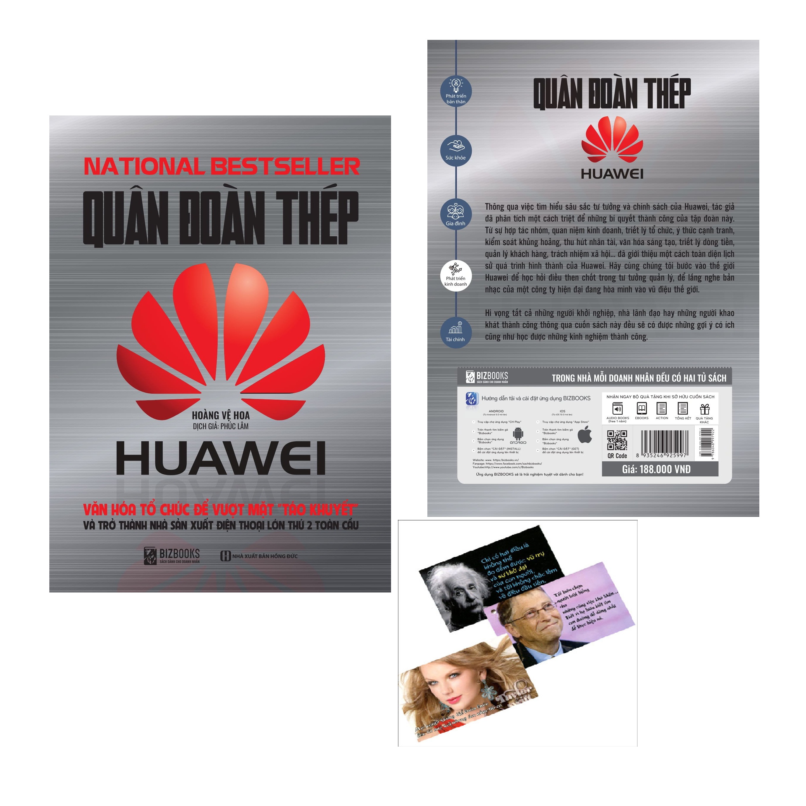 Quân Đoàn Thép Huawei Tặng Kèm Audio Book Và Những Câu Nói Của Những Người Làm Thay Đổi Thế Giới