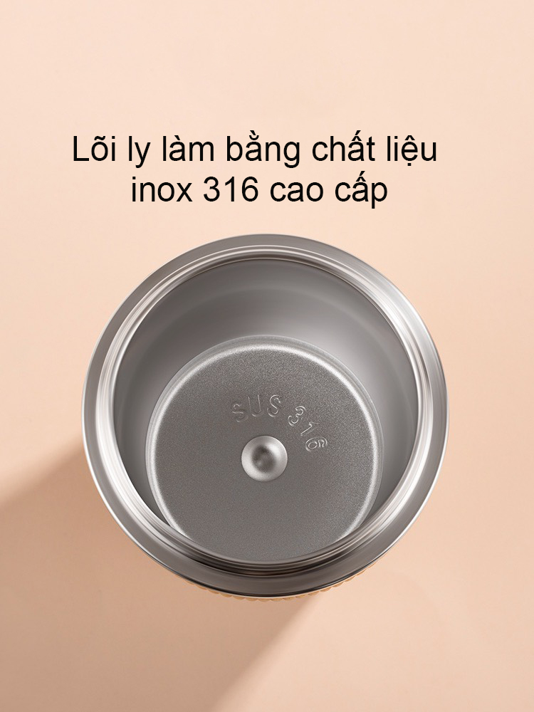 Ly coffee giữ nhiệt inox 316 cao cấp 480ML