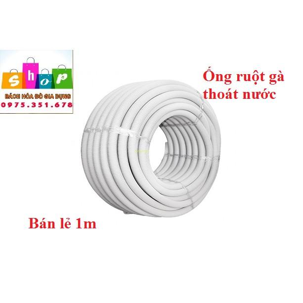 Ống ruột gà thoát nước thải máy lạnh điều hòa 1m - ống nhựa nước thải điều hòa