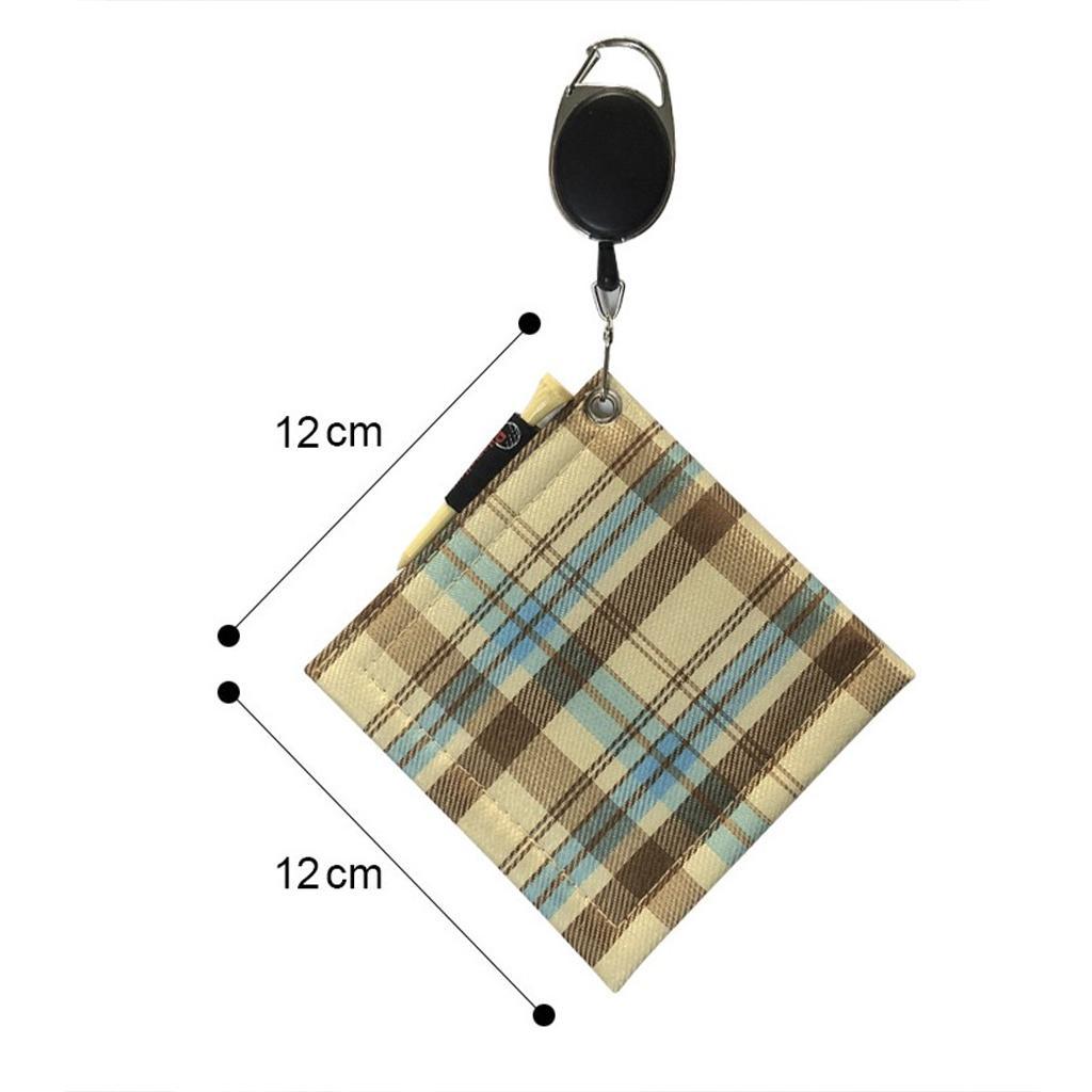 Polyester Golf Ball Club Head Cleaning Towel Cleaner Hand Towel Red