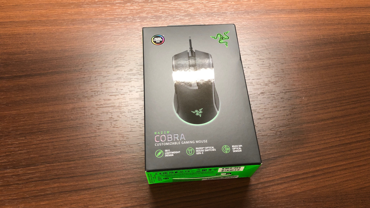 Chuột có dây Razer Cobra-Wired Gaming Mouse_Mới, hàng chính hãng