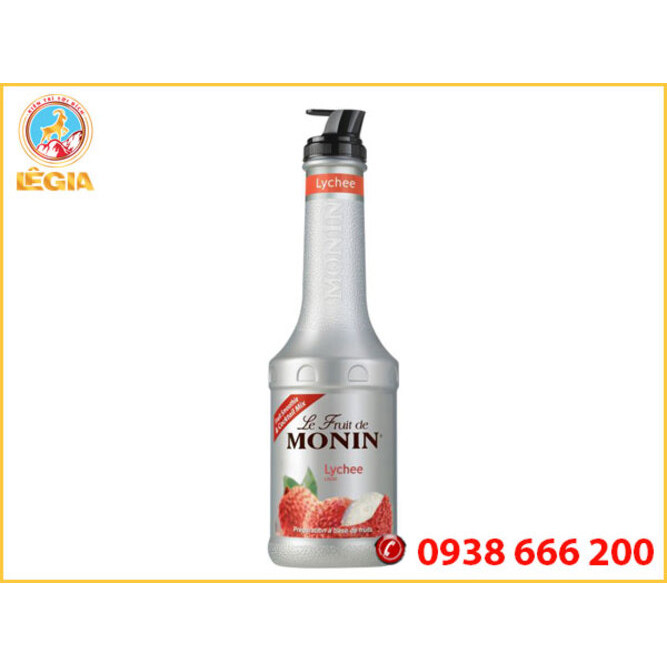 Mứt Sệt Vải MONIN 1l (LE FRUIT DE MONIN LYCHEE)