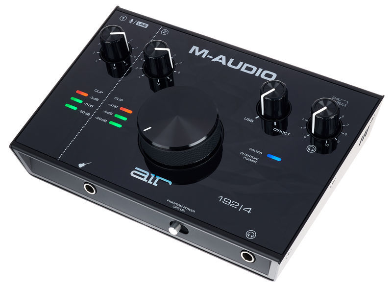 Soundcard phòng thu M-audio AIR192 x4 - card chuyển tín hiệu âm thanh thu âm chuyên nghiệp - Hàng chính hãng