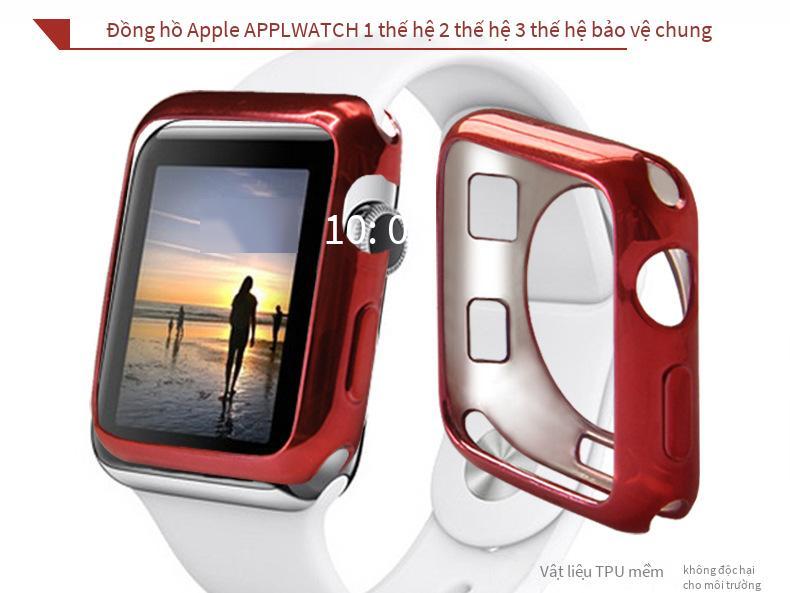 Khuyến mãi áp dụng cho Apple Watch iwatch mạ điện bảo vệ đồng hồ rỗng vỏ bảo vệ vỏ mềm phổ quát mới