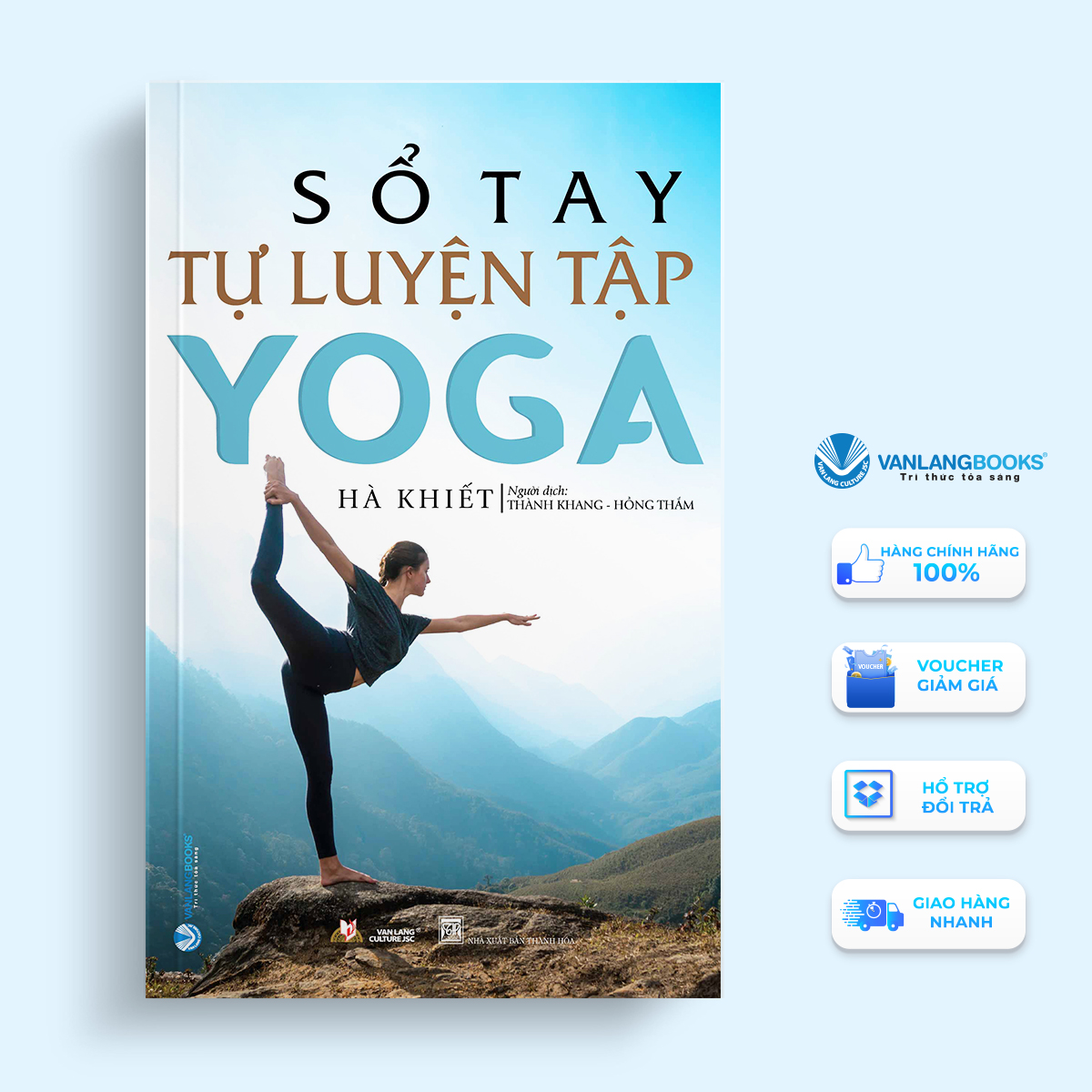 Sổ Tay Tự Luyện Tập Yoga - Hà Khiết - Vanlangbooks
