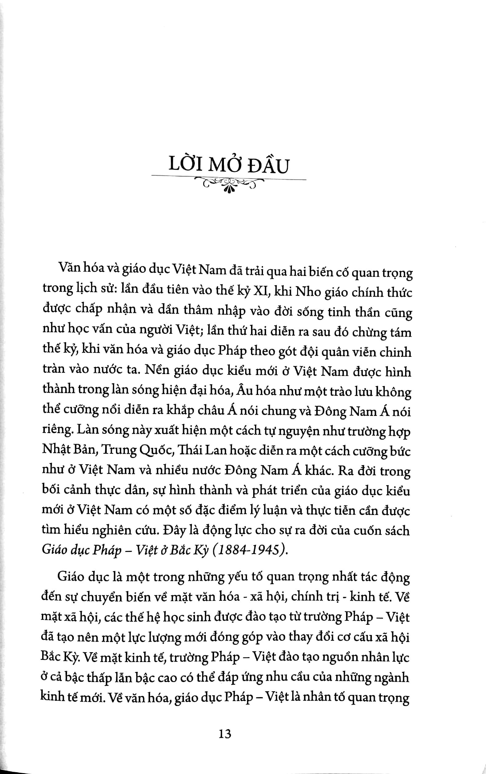 Giáo Dục Pháp - Việt Ở Bắc Kỳ
