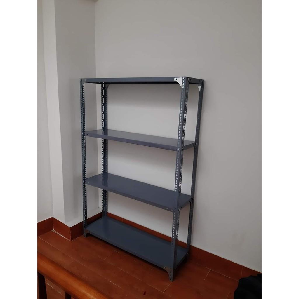 Kệ sắt v lỗ đa năng 4 tầng dài 1m, cao 1,5m, rộng 0,3m