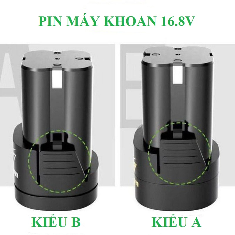 Pin máy khoan bắt vít cầm tay 16.8V 16,6V 1500mAh