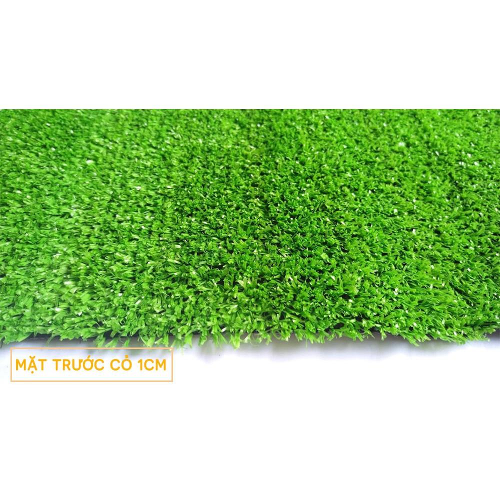 Thảm cỏ nhân tạo trải sàn trang trí sân vườn  (cao 1cm),cỏ lót sân,lối đi, xanh non 1m x1m