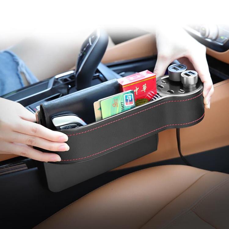 Khay để đồ khe ghế tích hợp tẩu sạc đa năng C15