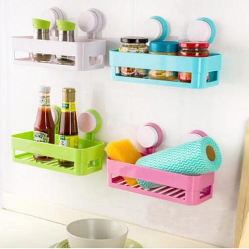 KỆ NHỰA NHÀ TẮM, NHÀ BẾP MINI TREO TƯỜNG ĐA NĂNG