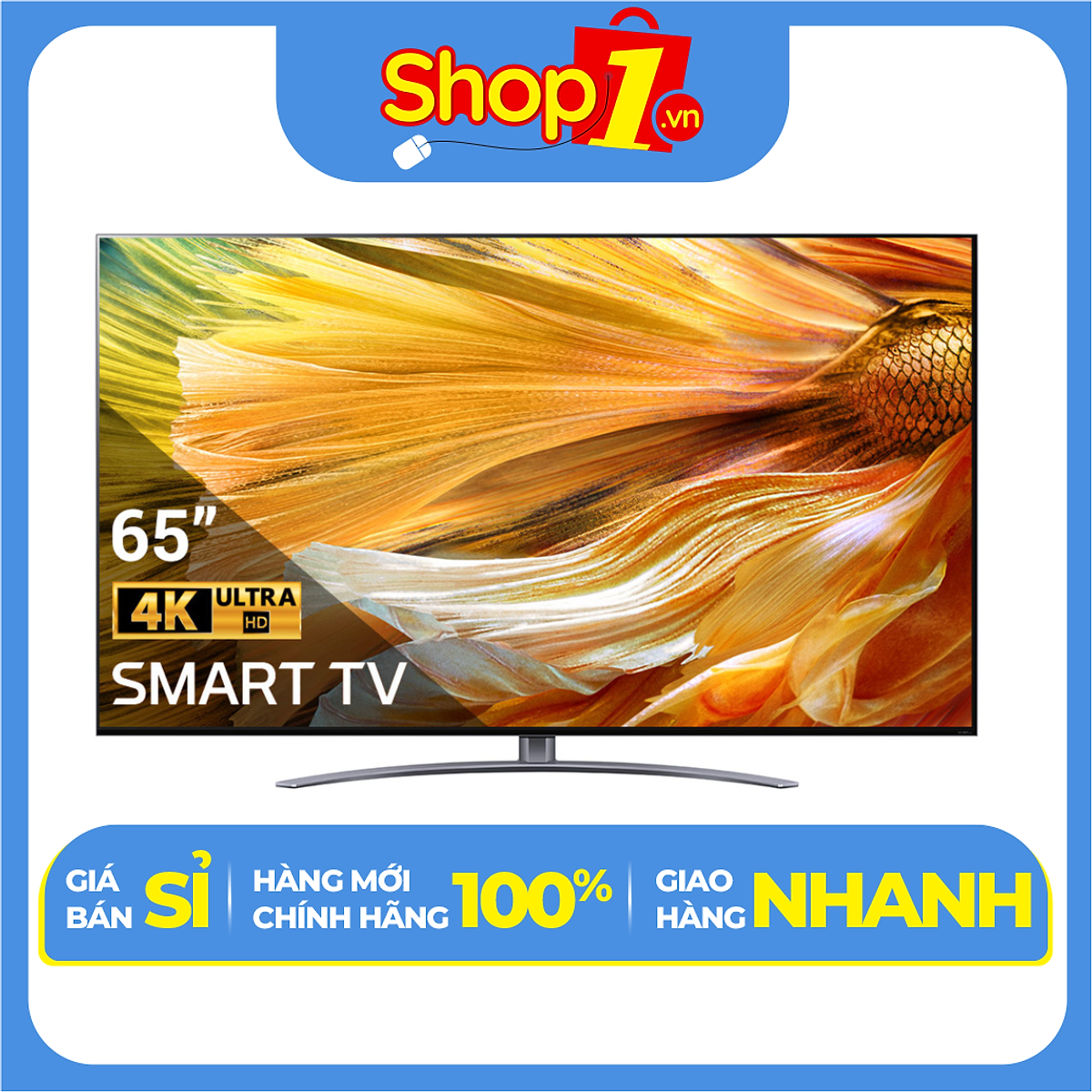 Smart Tivi QNED LG 4K 65 inch 65QNED91TPA - Hàng Chính Hãng - Chỉ Giao Hà Nội