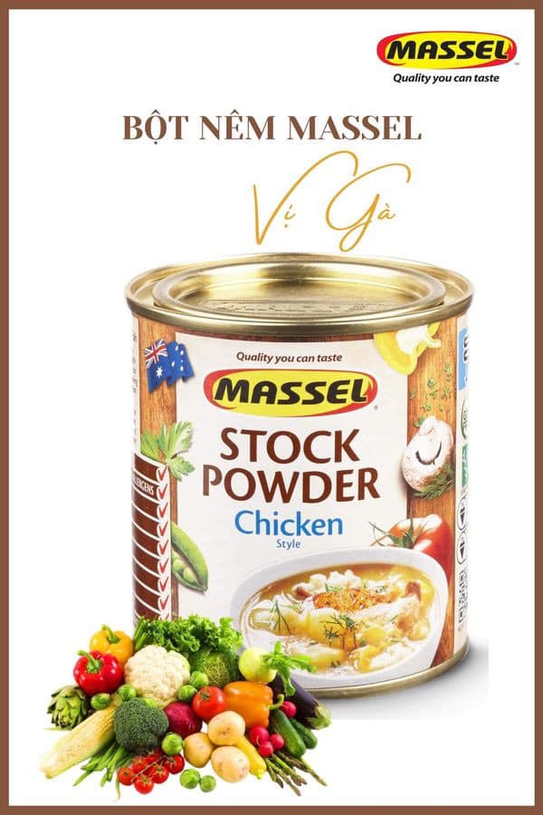 Hạt Nêm Massel Úc 100% Từ Rau Củ 168gr - Nấu Được Món Chay, Món Mặn, Ăn Dặm Cho Bé Và Mọi Lứa Tuổi Trong Gia Đình - QuaTangMe Extaste