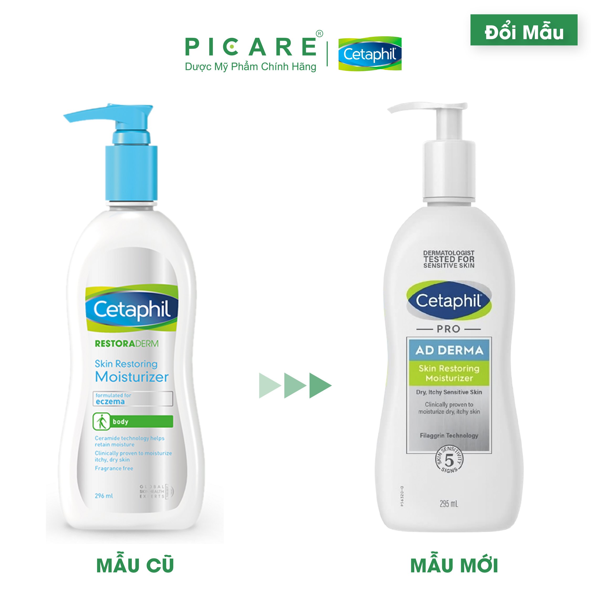 Kem Dưỡng Ẩm Cho Da Nhạy Cảm Cetaphil Restoraderm Body Moisturizer - 3499320003919,8771209044479