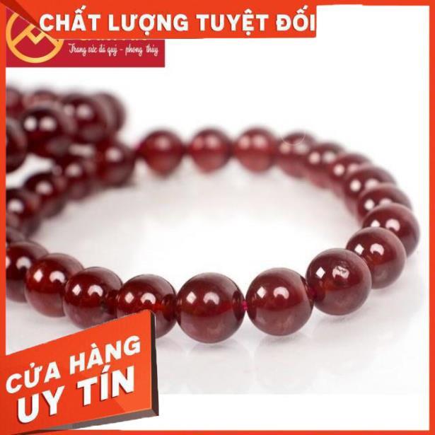 Vòng tay phong thủy Garnet 8 li - Ngọc Hồng Lựu biểu tượng của tình yêu