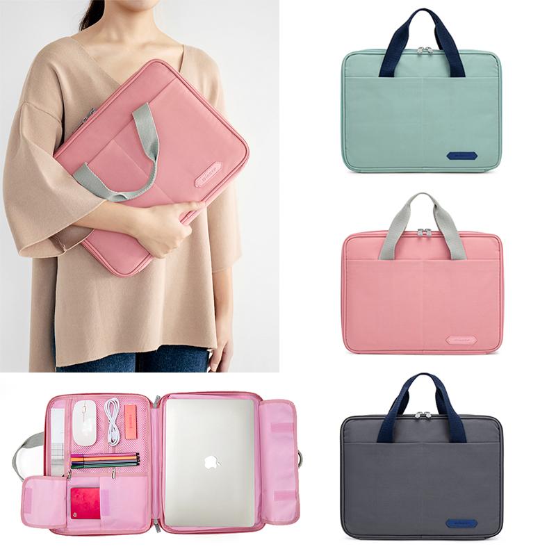 Túi Đựng Laptop Cho Macbook 13 14 15 Inch Laptop Briefcase 15.6 Túi Đựng Máy Tính Xách Tay Dành Cho Dành Cho Laptop Dell Acer Asus HP kinh Doanh Nữ Túi Xách Tay
