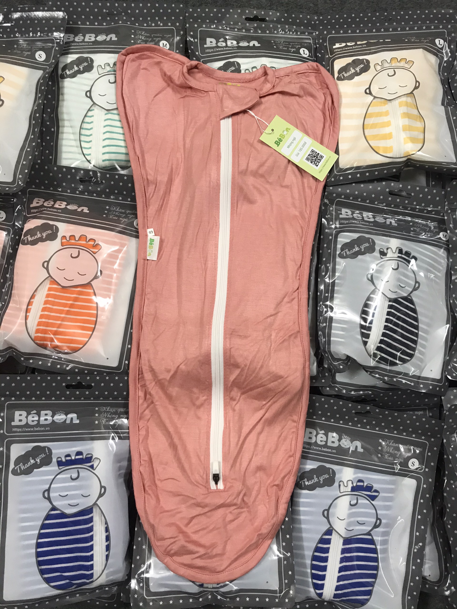 Nhộng chũn mùa hè - Vải cotton co giãn 4 chiều mềm mát - Giúp bé sơ sinh ngủ ngon