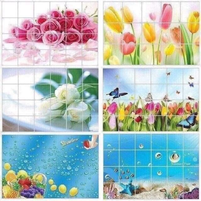 Tranh dán bếp cách nhiệt nhiều mẫu đẹp