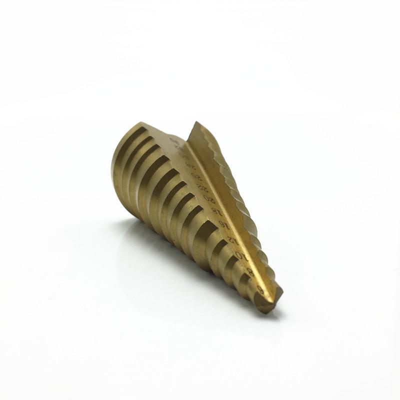 Titanium HSS Step Drill 4-20/22/32MM 6-25/35MM Hex Shank 1/4 Hole Drilling Tool