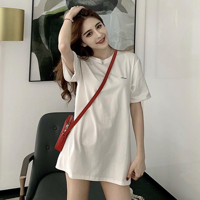Áo Thun Nữ Ngắn Tay In Chữ Đơn Giản