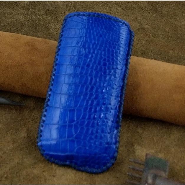 Bao da có dây rút cho Nokia 8800 handmade da cá sấu thật