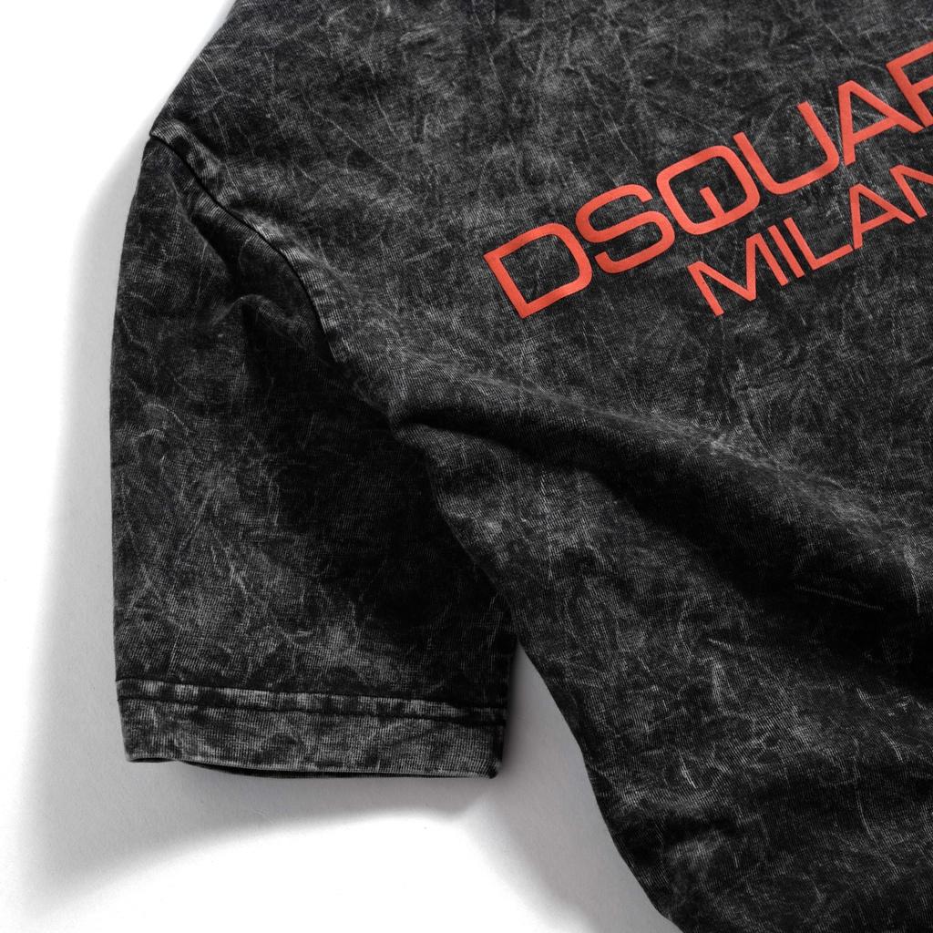 Áo thun xám Wash BLACK TEE vải cotton 100% dày dặn mềm mịn cao cấp dành cho nam nữ TSBLT0035