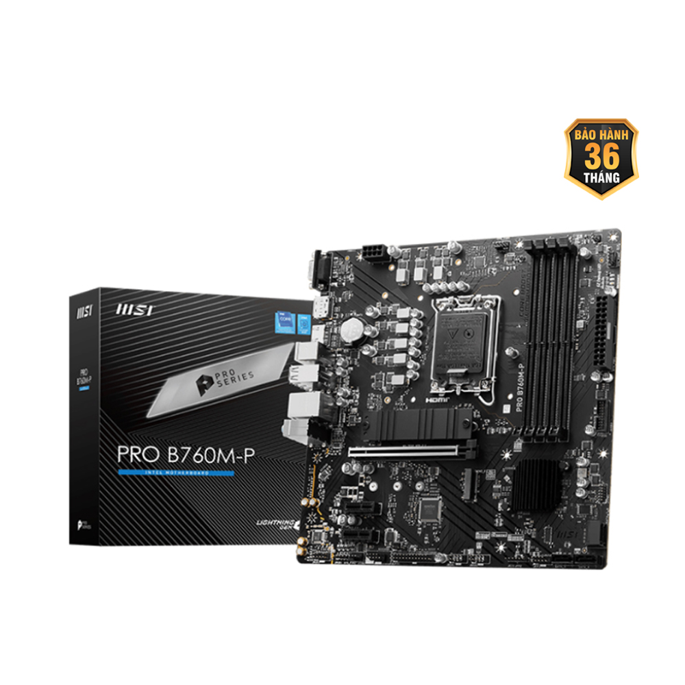 Bo Mạch Chủ Main MSI PRO Z760M-P Socket LGA1700 - Hàng Chính Hãng