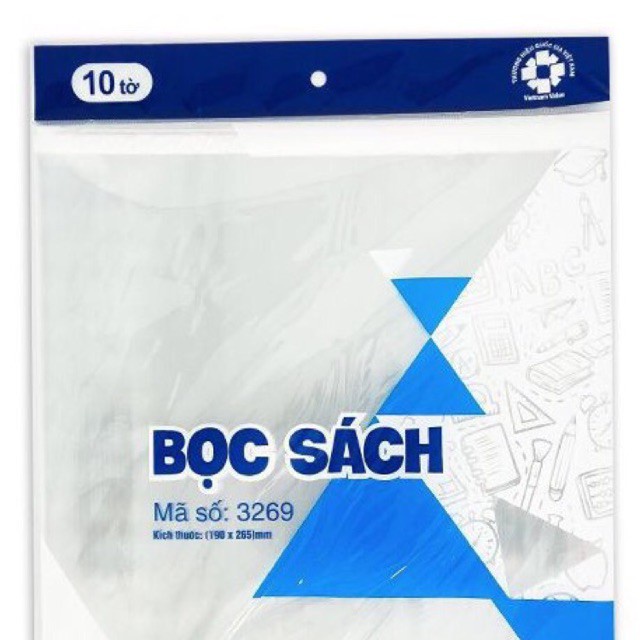 Bọc Sách Vở Nylon HH 3269 (190x265(±2)mm) được làm từ nilon bền đẹp dẻo dai giúp cho sách vở luôn mới và sạch sẽ