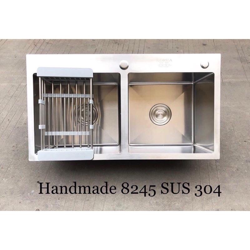 Chậu rửa bát inox 304.Chậu rửa bát cân 8245.Chậu rửa bát
