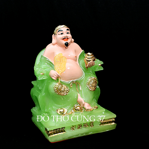 TƯỢNG THẦN TÀI THỔ ĐỊA MÀU XANH - MS 31